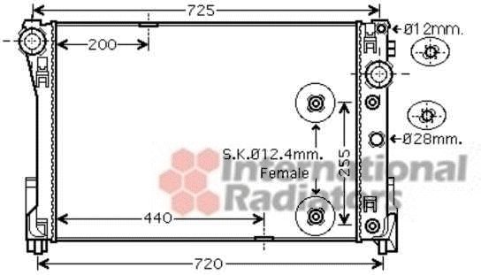 Radiator racire motor