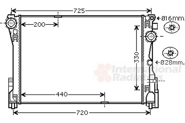 Radiator racire motor