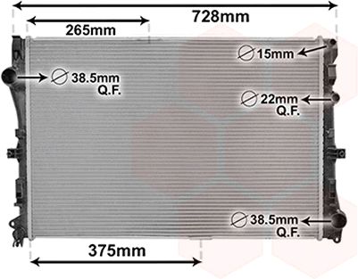 Radiator racire motor