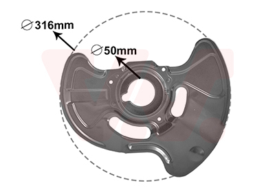 Protectie stropire disc frana