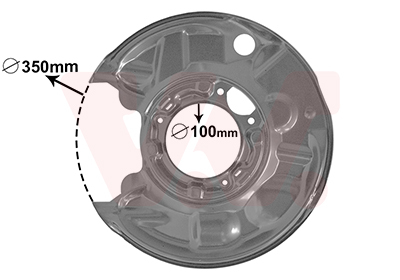 Protectie stropire disc frana