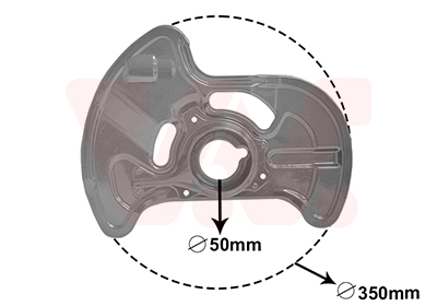 Protectie stropire disc frana