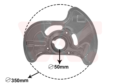 Protectie stropire disc frana