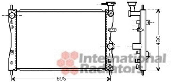 Radiator racire motor