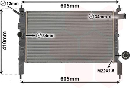 Radiator racire motor