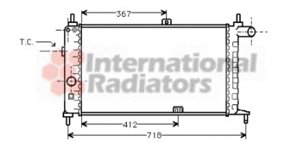 Radiator racire motor