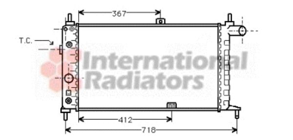 Radiator racire motor