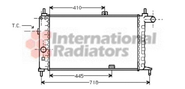 Radiator racire motor