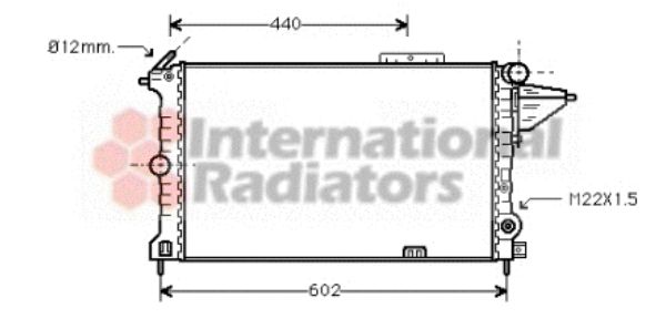 Radiator racire motor