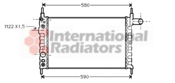 Radiator racire motor