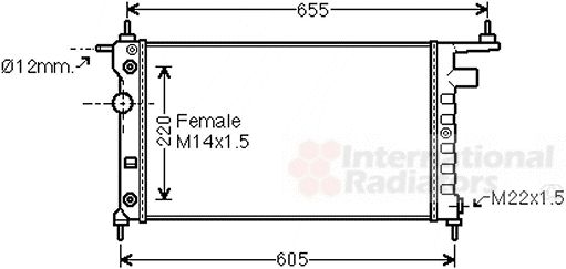 Radiator racire motor