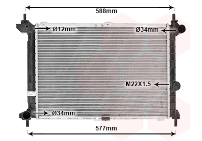 Radiator racire motor