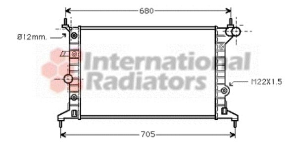 Radiator racire motor