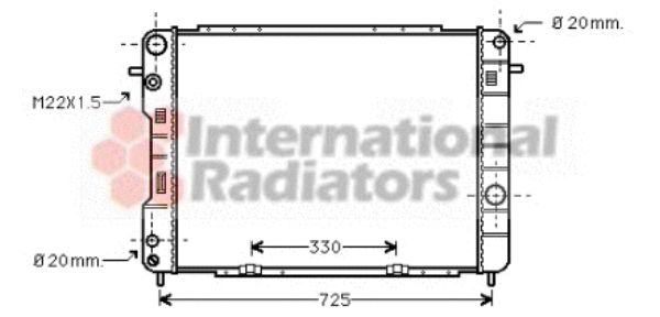 Radiator racire motor