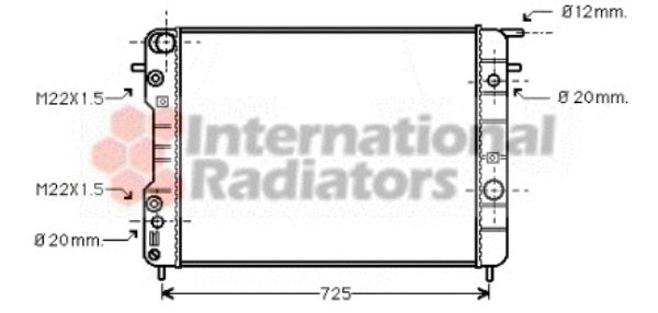 Radiator racire motor