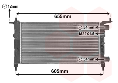 Radiator racire motor