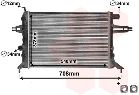 Radiator racire motor