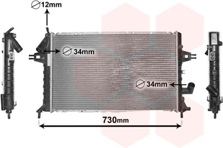 Radiator racire motor