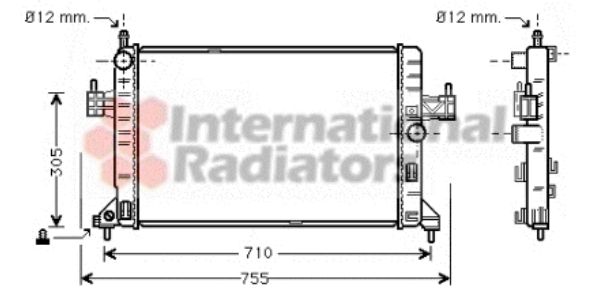 Radiator racire motor