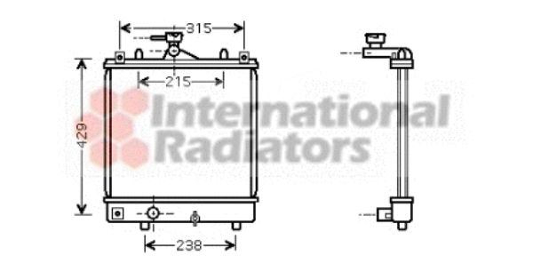 Radiator racire motor