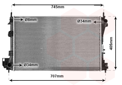 Radiator racire motor