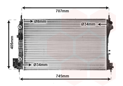 Radiator racire motor