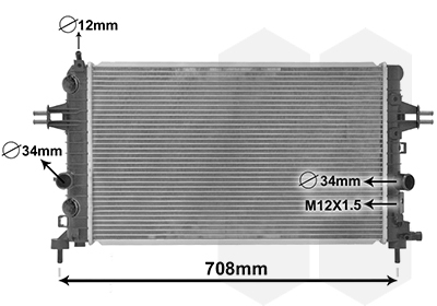 Radiator racire motor