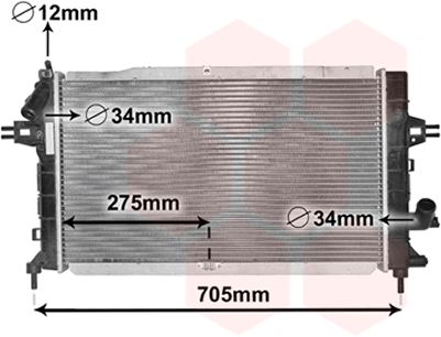 Radiator racire motor