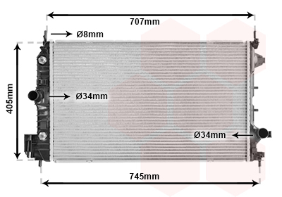 Radiator racire motor