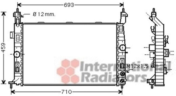 Radiator racire motor