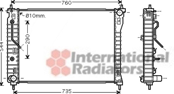 Radiator racire motor