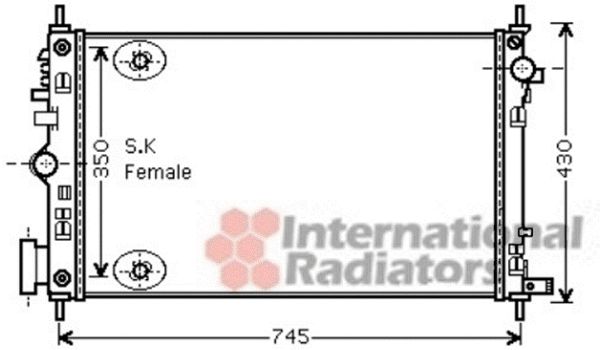 Radiator racire motor