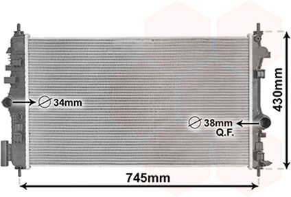 Radiator racire motor