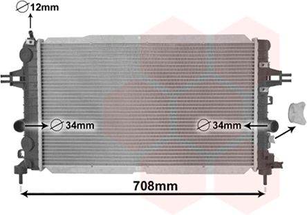 Radiator racire motor