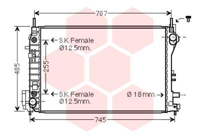 Radiator racire motor