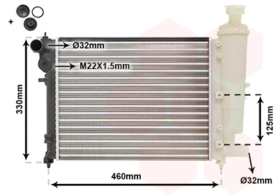 Radiator racire motor