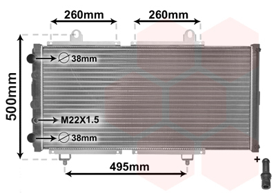 Radiator racire motor