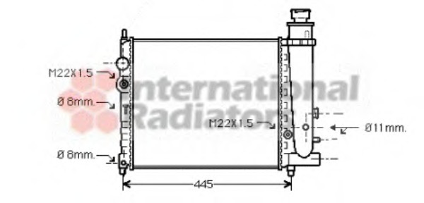 Radiator racire motor