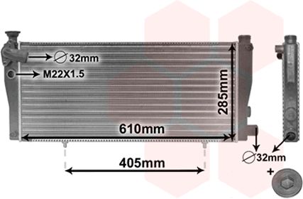 Radiator racire motor