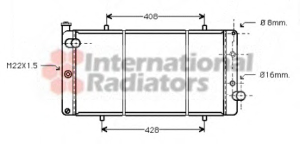 Radiator racire motor