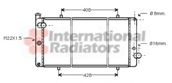 Radiator racire motor