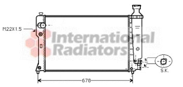 Radiator racire motor