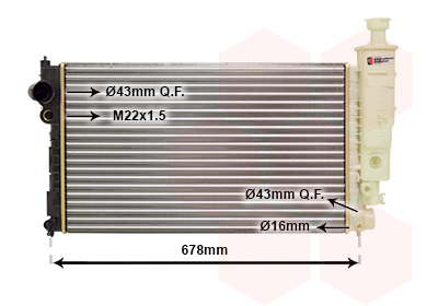 Radiator racire motor