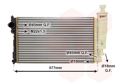 Radiator racire motor