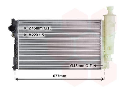 Radiator racire motor