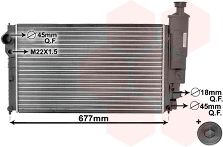 Radiator racire motor