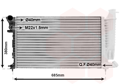 Radiator racire motor