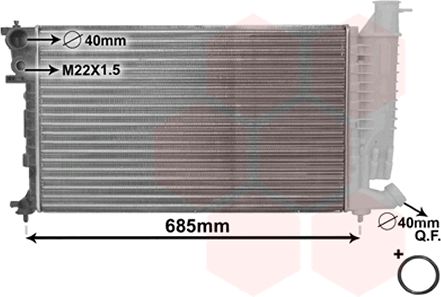 Radiator racire motor