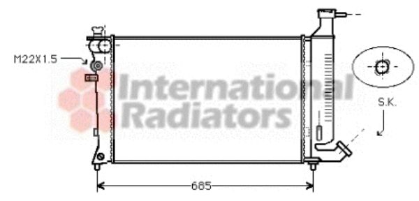 Radiator racire motor