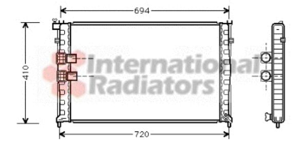 Radiator racire motor